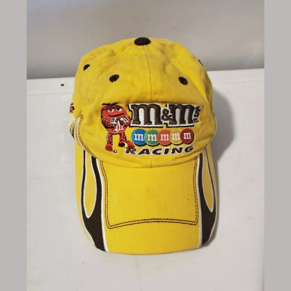 NASCAR Kyle Busch M&Ms Racing Hat - Picture 2 of 8